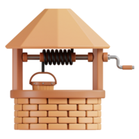 Water Well 3D Icon png