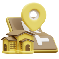 Property Location 3D Icon png