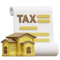 Tax 3D Icon png