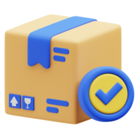 Delivery Box 3D Icon png