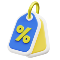 Discount Tag 3D Icon png