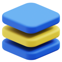 Layers 3D Icon png