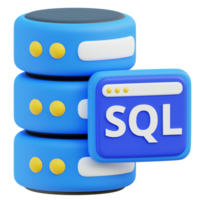 sql 3d icoon png