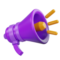 Megaphone 3D Icon png