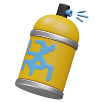 Färg spray 3d ikon png