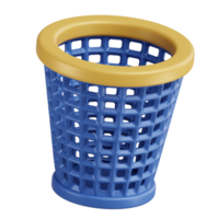 Laundry Basket 3D Icon png