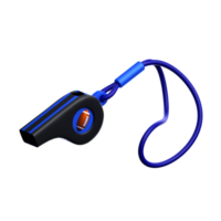 whistle 3d icon png