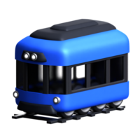 électrique train 3d icône png