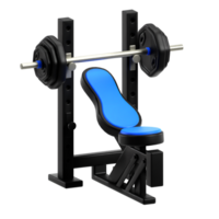 Workout Bench 3D Icon png