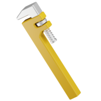 Pipe Wrench 3d icon png