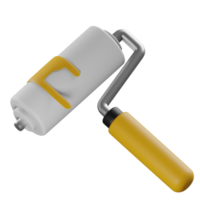 pintar rodillo 3d icono png