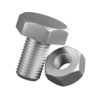 nueces tornillo 3d icono png