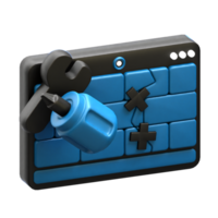 Maintenance Server 3d icon png