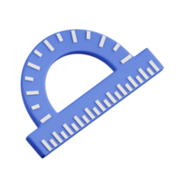 Protractor 3d icon png