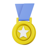 icono de medalla 3d png