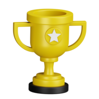 ícone de troféu 3d png