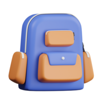 sac à dos 3d icône png