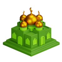 moschea 3d icona png