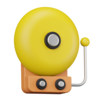 School Bell 3d icon png