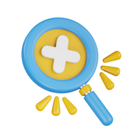 Search Not Found 3d icon png