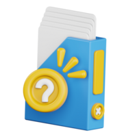 File Not Found 3d icon png