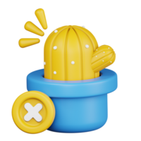 Error Kaktus 3d Symbol png