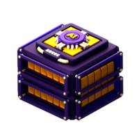 servidor 3d icono png