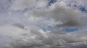 wolken beweging timelapse video