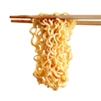 noodles with chopstick ,A Bundle Of Noodles AI-Generative png