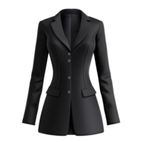 armani collezioni nero gabardina ai-generativo png