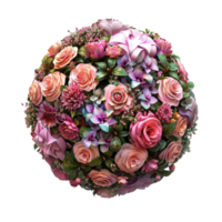 bouquet de fleur ai-génératif png