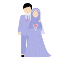 Purple Muslim Couple png