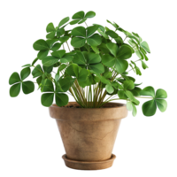 Green Clover AI-Generative png