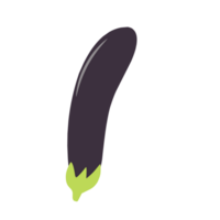 lila enkel äggplanta png