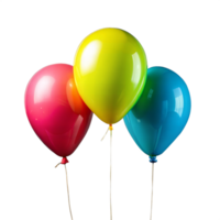 Vibrant Balloons With Transparent Background png