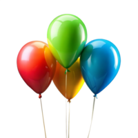 Colorful Balloons Floating in the Air png