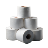 apilado rollos de baño papel transparente antecedentes png