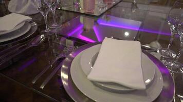 avondeten tafel decoratie video