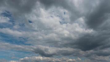 nuvens dentro movimento video