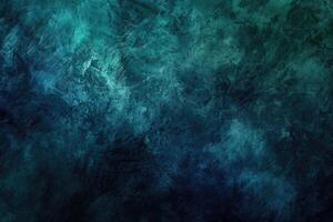 AI generated Abstract black  blue  green gradient background with space for design. photo