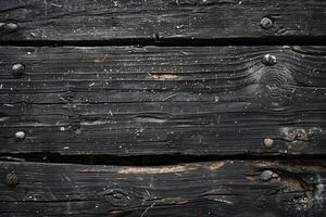 AI generated Old wood background photo