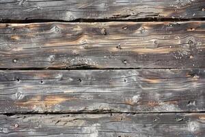 AI generated Old wood background photo