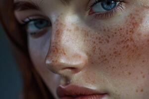 AI generated skin texture photo