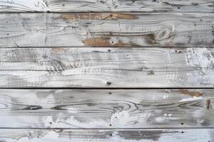 AI generated white washed old wood background  wooden abstract texture photo