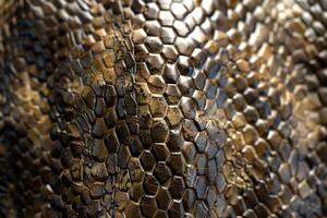 AI generated snake skin pattern photo