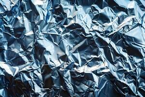 AI generated Beautiful abstract texture of the foil as background for design photo