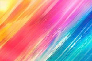 AI generated Colorful abstract rainbow gradient background with smooth transitions. photo