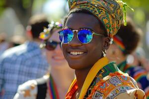 AI generated Picnic Day parade at the University of California at Davis featuring Global Affairs photo