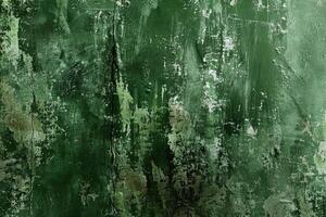 AI generated Pine green grunge background or texture photo