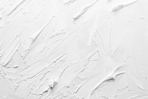 AI generated White abstract background for winter or Christmas cards with copy space. photo